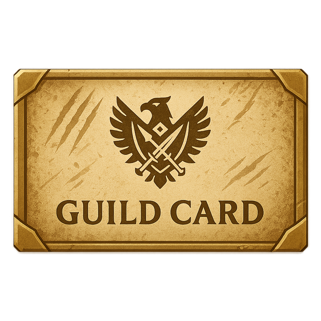 Guild Card Letter